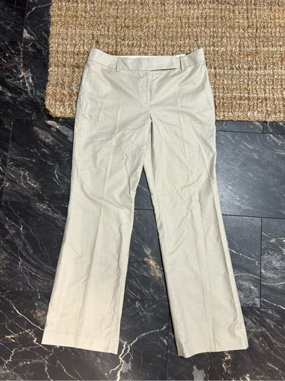 NWT Ann Taylor LOFT tan Ann boot leg Pants